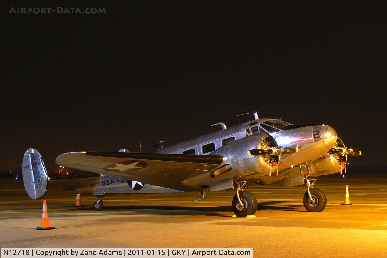 N12718, 1942 Beech UC-45J Expeditor C/N 39750, At Arlington Municipal Airport