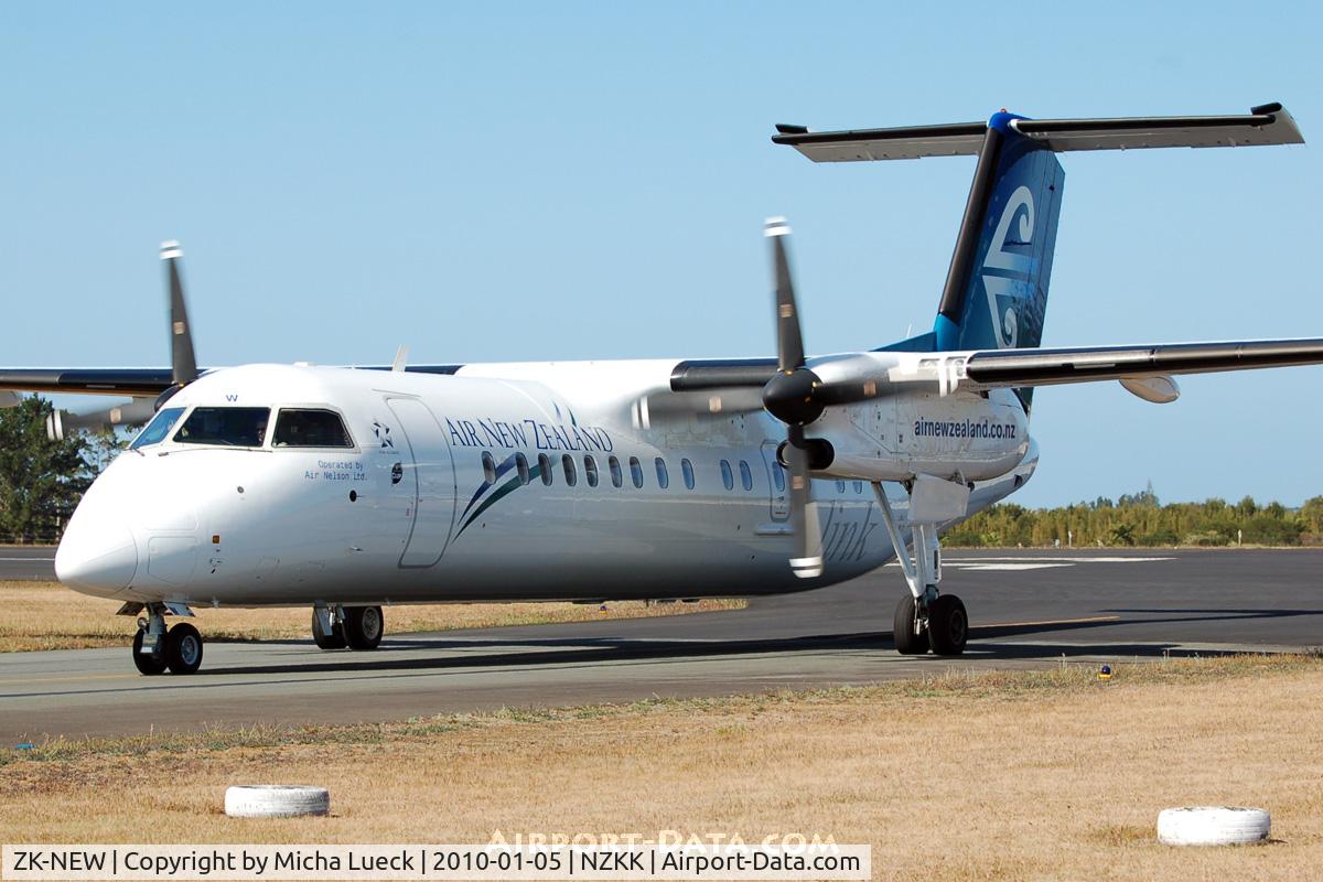 ZK-NEW, 2007 De Havilland Canada DHC-8-311Q Dash 8 C/N 648, At Kerikeri (Bay of Islands)