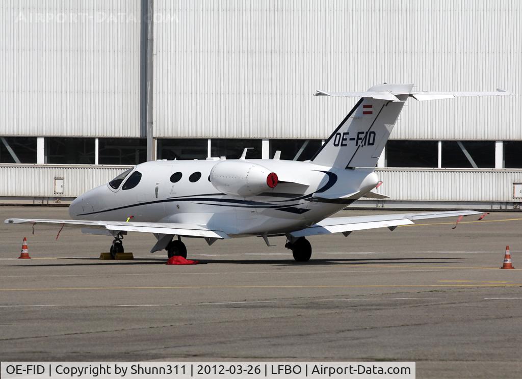 OE-FID, 2007 Cessna 510 Citation Mustang Citation Mustang C/N 510-0040, Parked at the General Aviation area...
