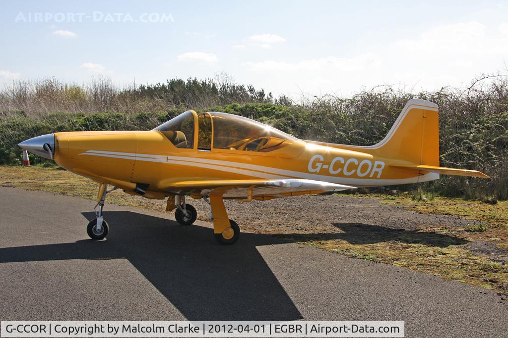 G-CCOR, 2005 Sequoia F8L Falco C/N PFA 100-10588, Falco F-8L, Breighton Airfield's 2012 April Fools Fly-In.
