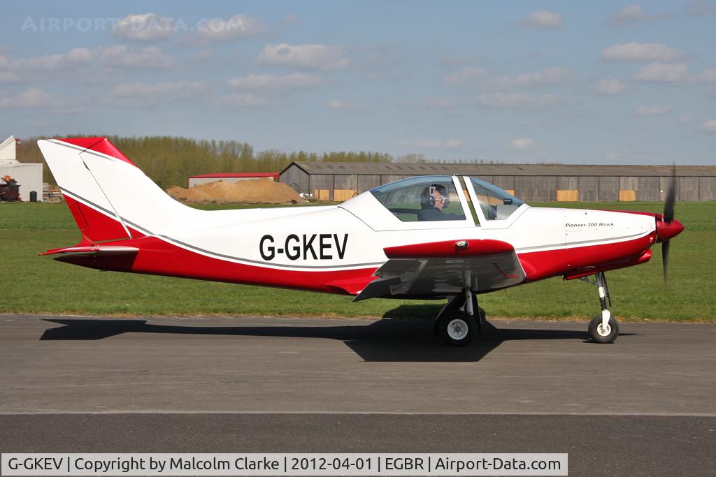 G-GKEV, 2010 Alpi Aviation Pioneer 300 Hawk C/N LAA 330A-14965, Alpi Aviation Pioneer 300, Breighton Airfield's 2012 April Fools Fly-In.
