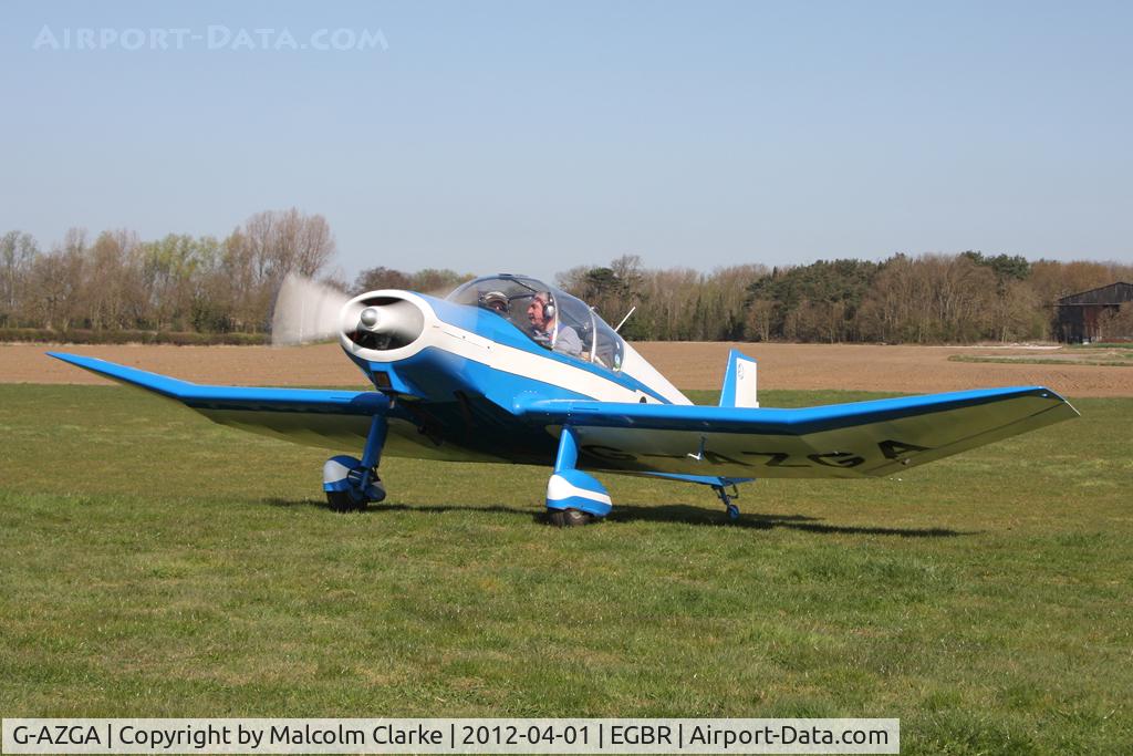 G-AZGA, 1959 Jodel D-120A Paris-Nice C/N 144, Wassmer D-120 Paris-Nice, Breighton Airfield's 2012 April Fools Fly-In.
