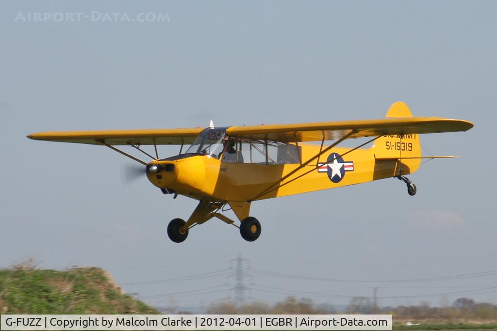 G-FUZZ, 1951 Piper L-18C Super Cub (PA-18-95) C/N 18-1016, Piper L-18C Super Cub, Breighton Airfield's 2012 April Fools Fly-In.