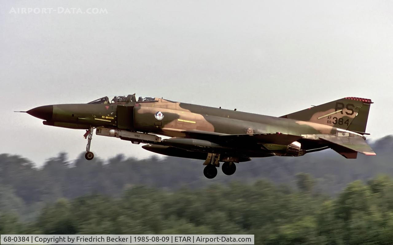 68-0384, 1968 McDonnell Douglas F-4E Phantom II C/N 3468, on final