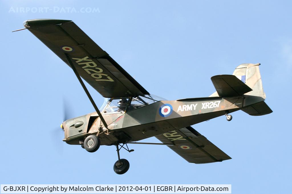 G-BJXR, 1962 Auster AOP.9 C/N 184, Auster AOP9, Breighton Airfield's 2012 April Fools Fly-In.