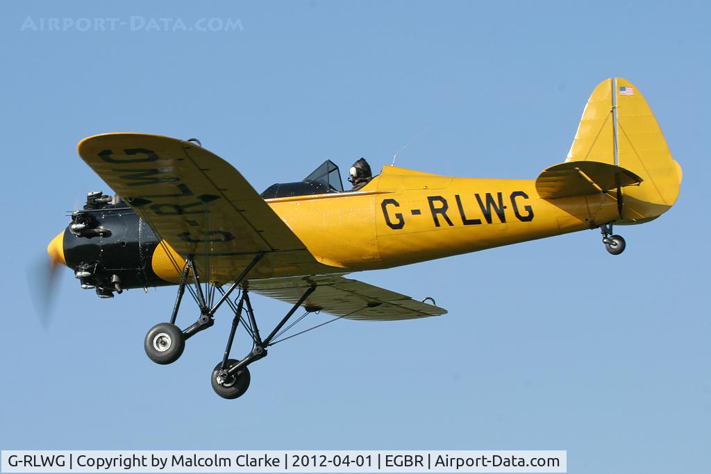 G-RLWG, 1942 Ryan PT-22 Recruit (ST3KR) C/N 1716, Ryan ST3KR, Breighton Airfield's 2012 April Fools Fly-In.