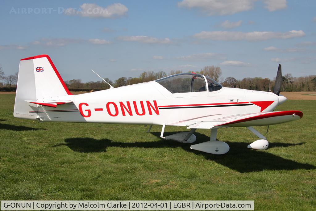 G-ONUN, 1999 Vans RV-6A C/N PFA 181-12976, Vans RV-6A, Breighton Airfield's 2012 April Fools Fly-In.