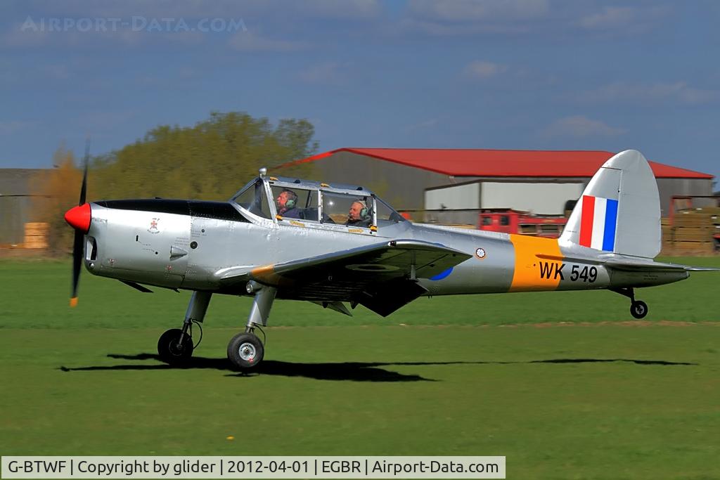 G-BTWF, 1951 De Havilland DHC-1 Chipmunk T.10 C/N C1/0564, A greaser!