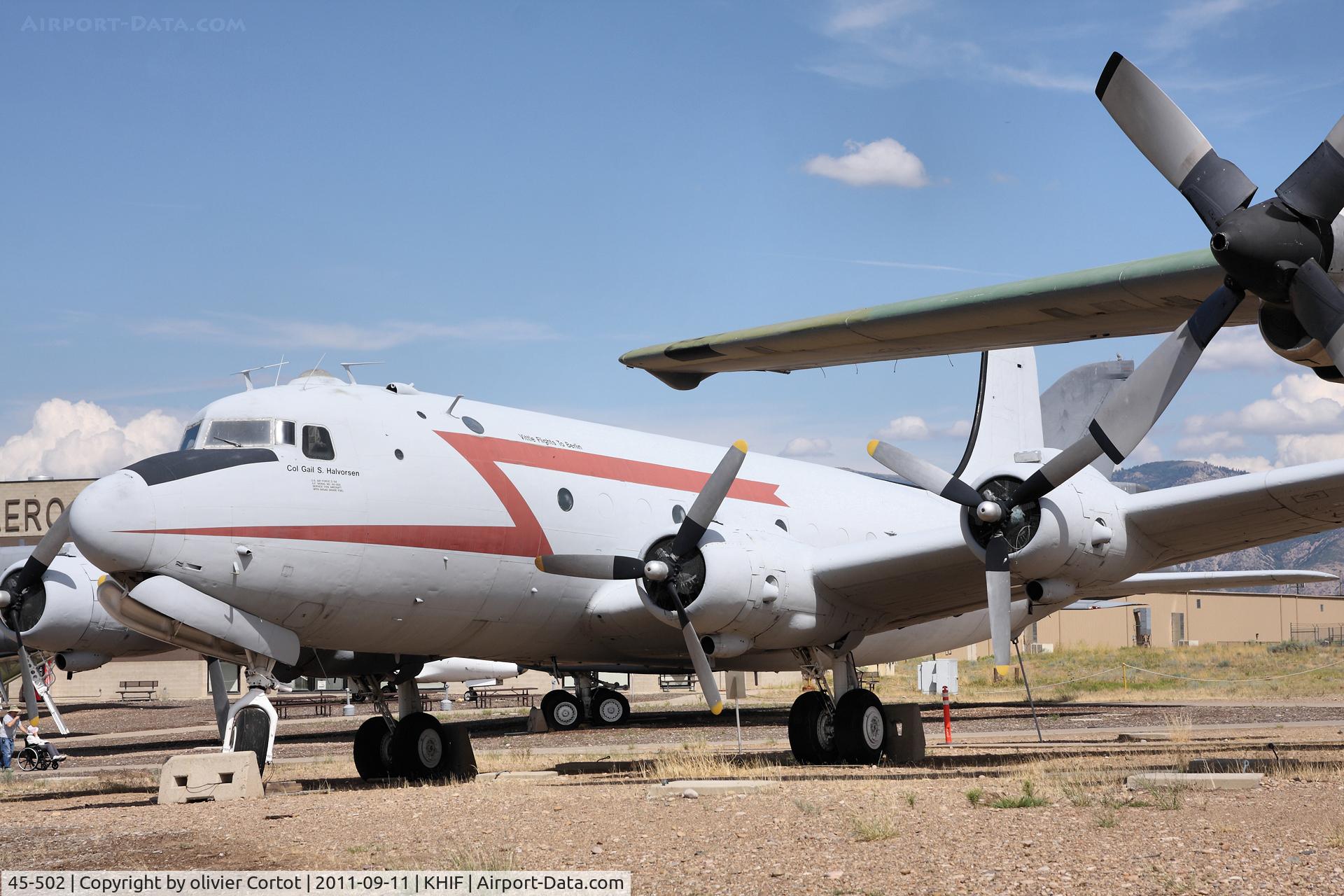 45-502, Douglas DC-4 Skymaster (C-54G) C/N 45-502, Hill AFB Museum