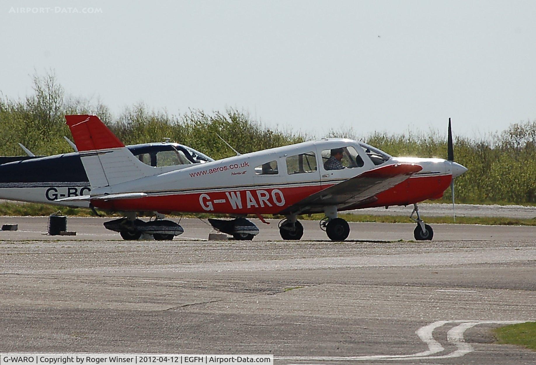 G-WARO, 1997 Piper PA-28-161 Cherokee Warrior III C/N 28-42015, Visiting Cherokee Warrior 111 operated by Aeros Flight Training.