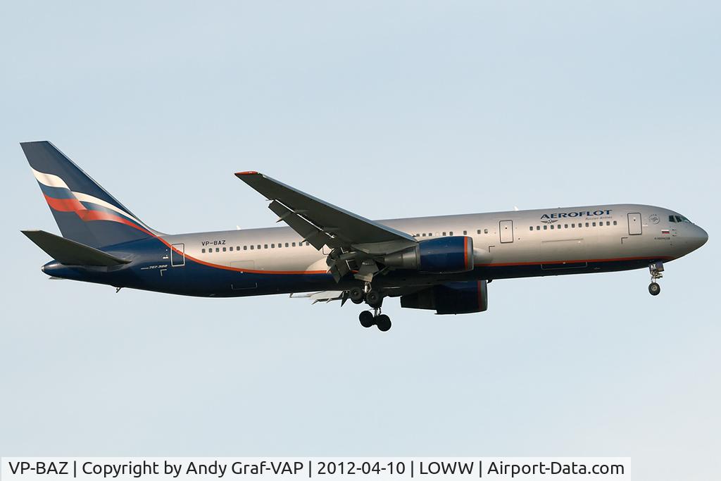 VP-BAZ, 1999 Boeing 767-36N/ER C/N 30111, Aeroflot 767-300