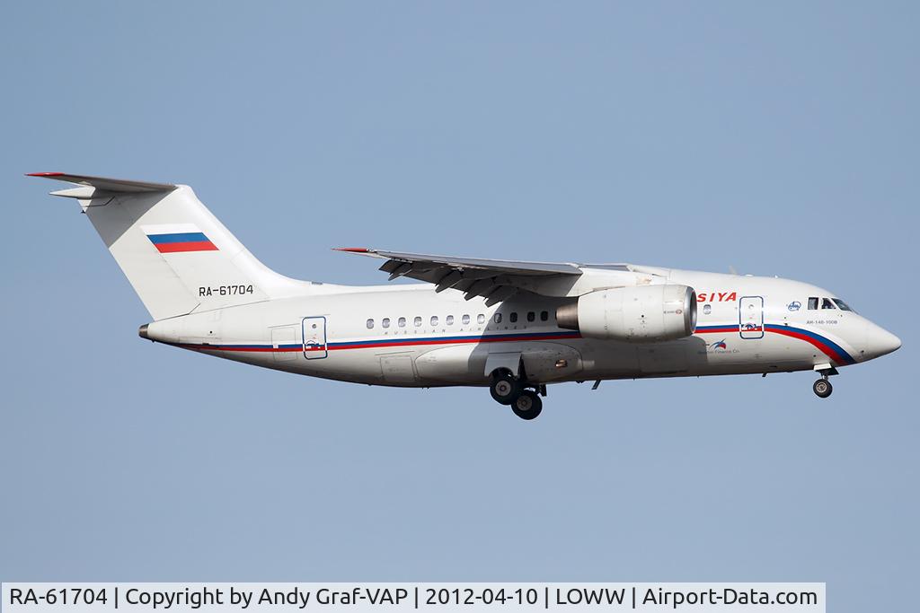 RA-61704, 2010 Antonov An-148 C/N 4006, Rossia AN148