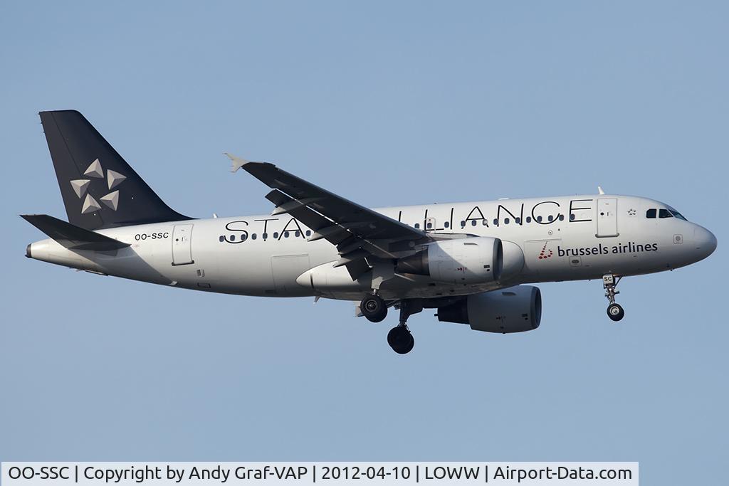 OO-SSC, 1999 Airbus A319-112 C/N 1086, Brussel Airlines