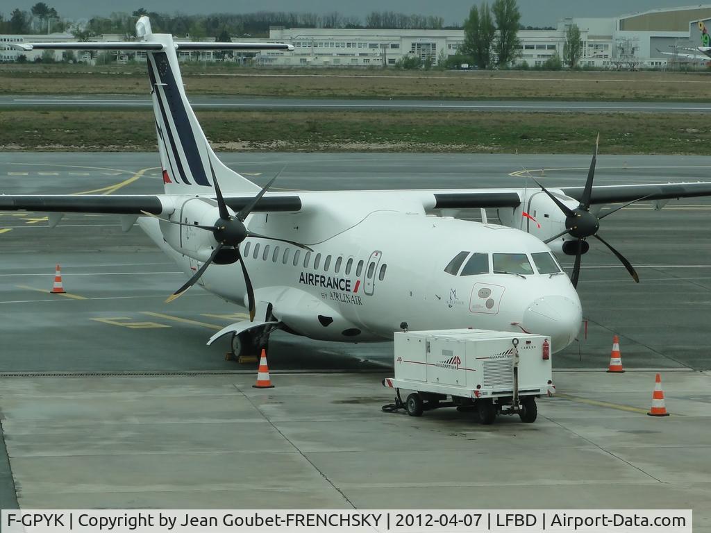 F-GPYK, 1997 ATR 42-500 C/N 537, A5 flight 8002 to CFR