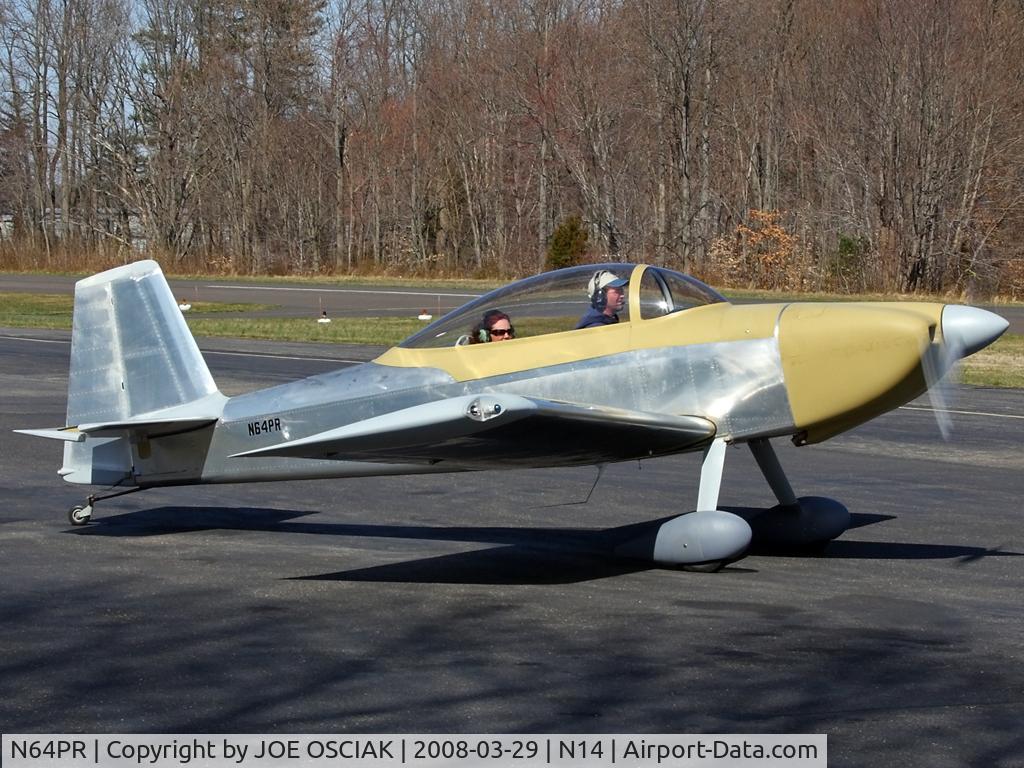 N64PR, 2007 Van's RV-8 C/N 82263, Flying W