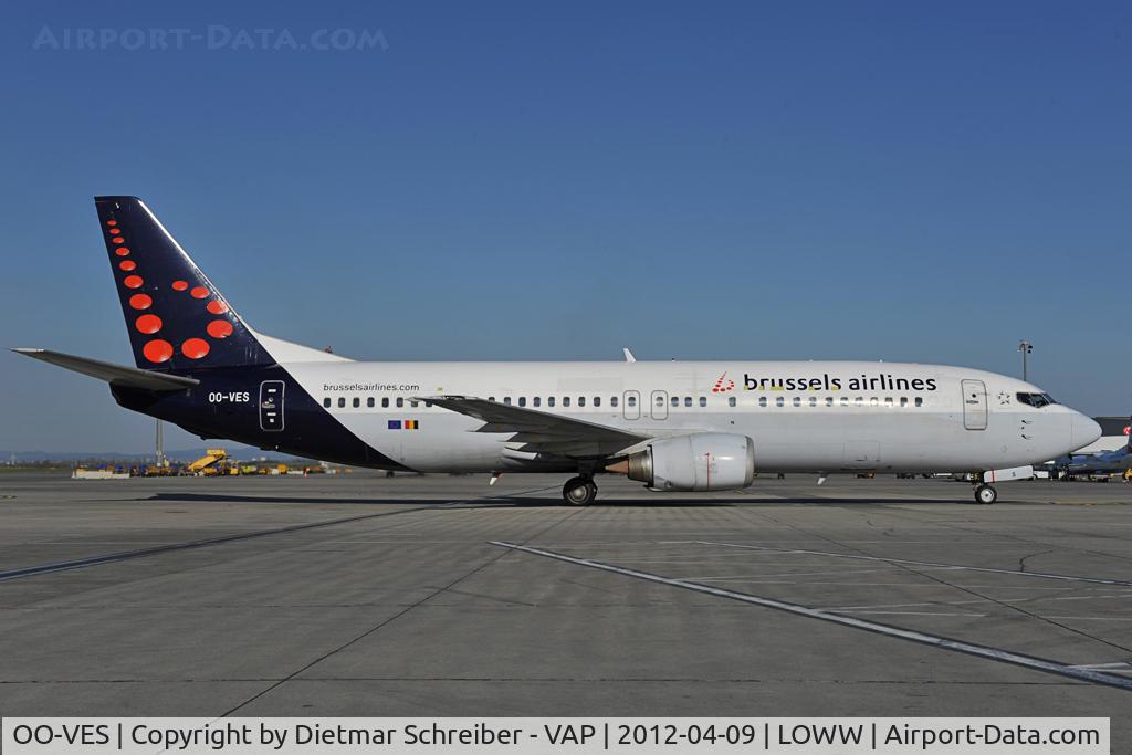 OO-VES, 1996 Boeing 737-43Q C/N 28493, Brussels Airlines Boeing 737-400