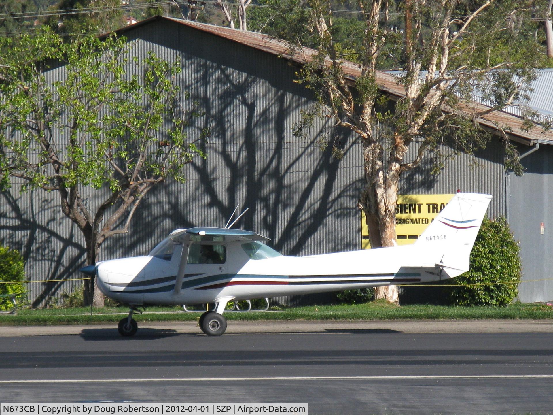 N673CB, 1970 Cessna 150L C/N 15072129, 1970 Cessna 150L, Continental O-200 100 Hp, taxi