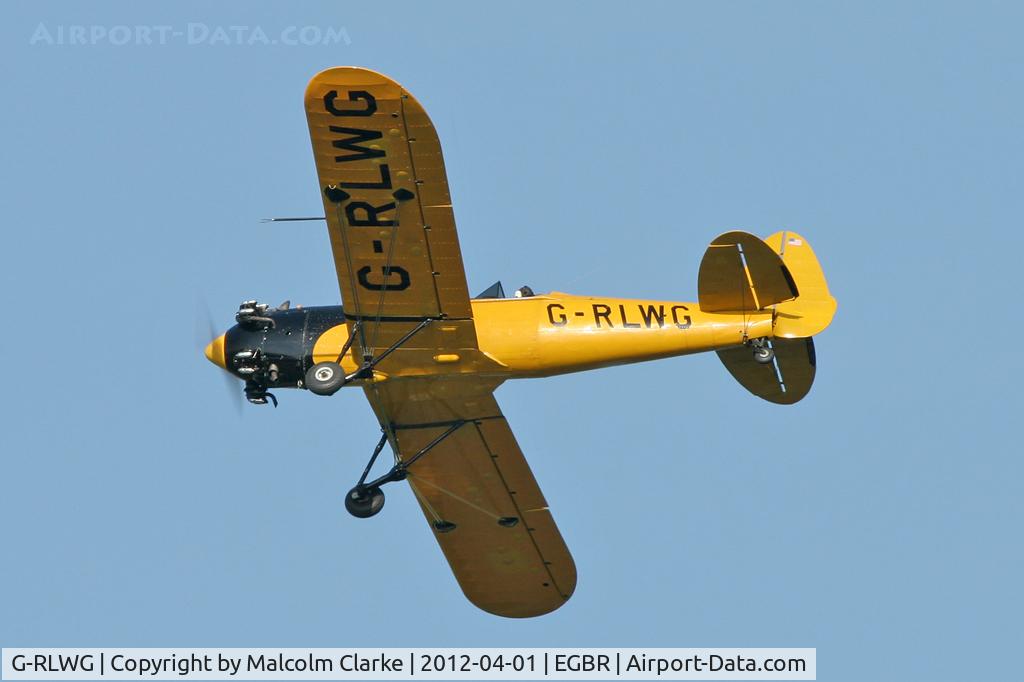 G-RLWG, 1942 Ryan PT-22 Recruit (ST3KR) C/N 1716, Ryan ST3KR, Breighton Airfield's 2012 April Fools Fly-In.