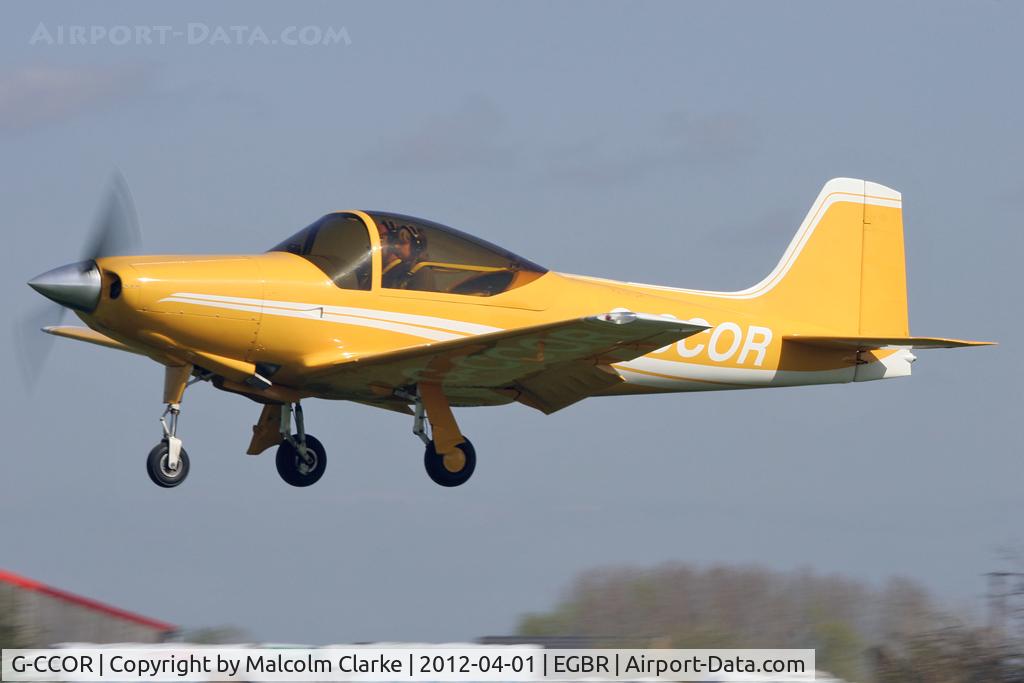 G-CCOR, 2005 Sequoia F8L Falco C/N PFA 100-10588, Falco F8L, Breighton Airfield's 2012 April Fools Fly-In.