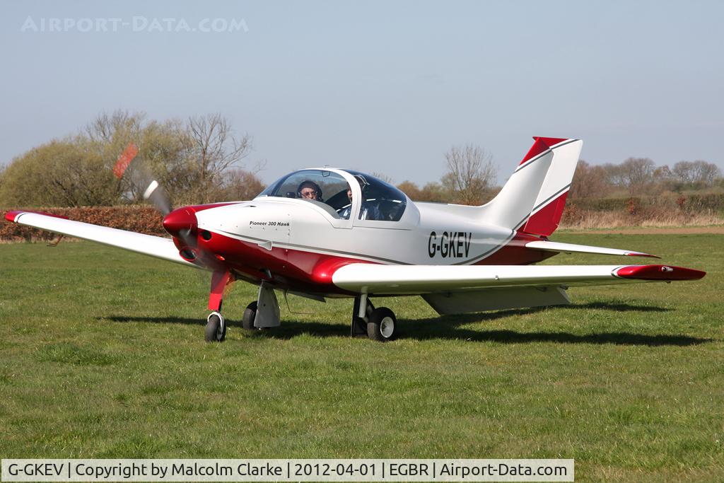 G-GKEV, 2010 Alpi Aviation Pioneer 300 Hawk C/N LAA 330A-14965, Alpi Aviation Pioneer 300 Hawk, Breighton Airfield's 2012 April Fools Fly-In.