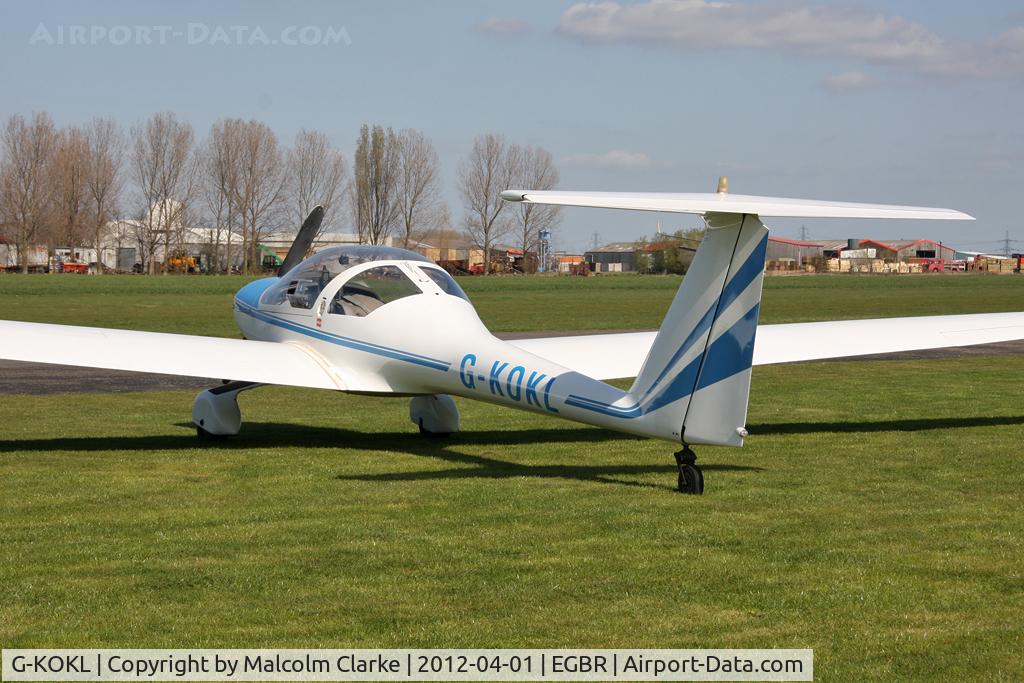 G-KOKL, 1989 Hoffmann H-36 Dimona C/N 36276, Hoffman H-36 Dimona, Breighton Airfield's 2012 April Fools Fly-In.