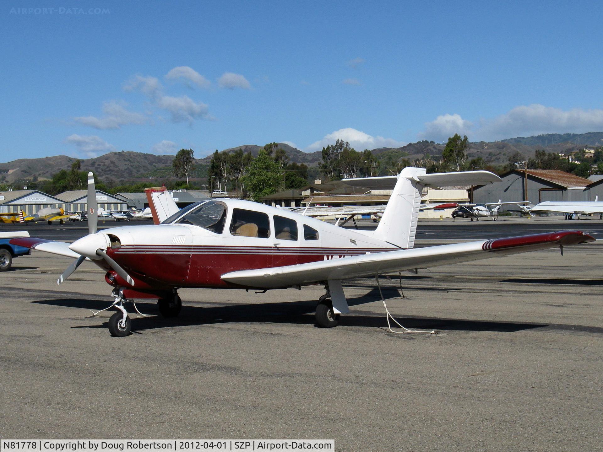 N81778, 1980 Piper PA-28RT-201T Arrow IV C/N 28R-8031084, 1980 Piper PA-28RT-201T TURBO ARROW T-IV, Continental TSIO-360-FB 200 Hp, T-tail