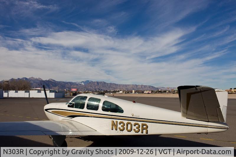 N303R, 1953 Beech D35 C/N D-3530, North Las Vegas in the fall