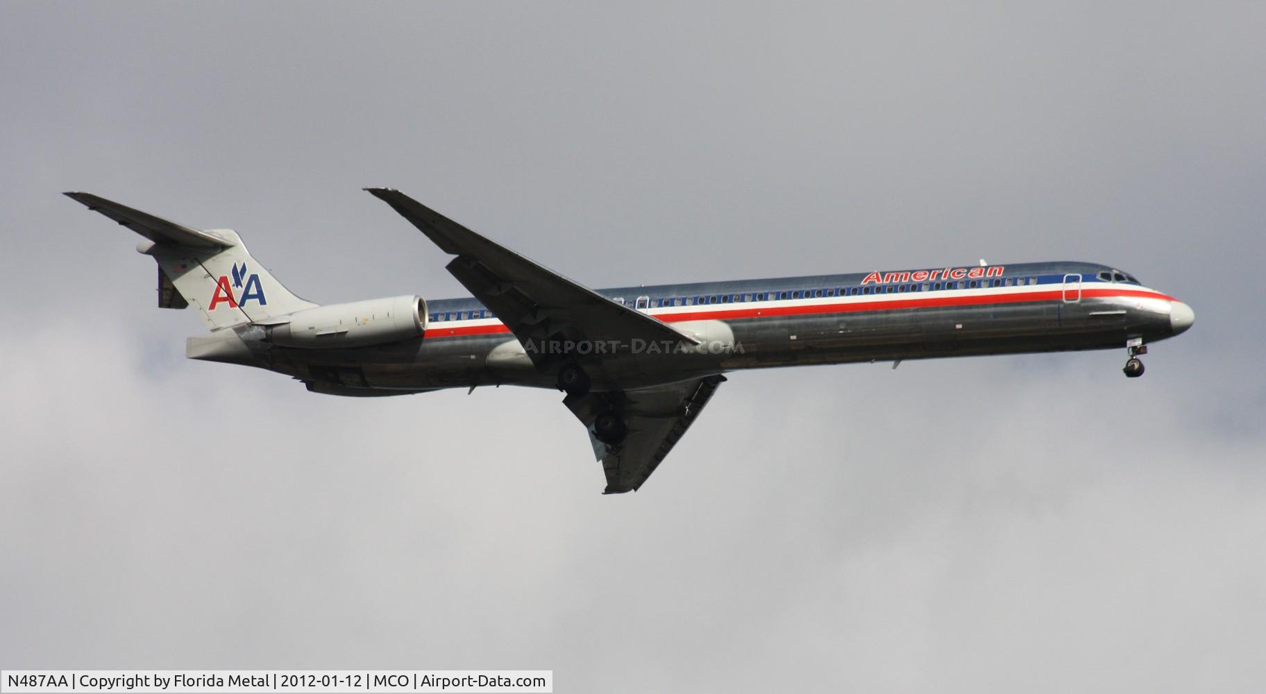 N487AA, 1988 McDonnell Douglas MD-82 (DC-9-82) C/N 49680, American MD-82