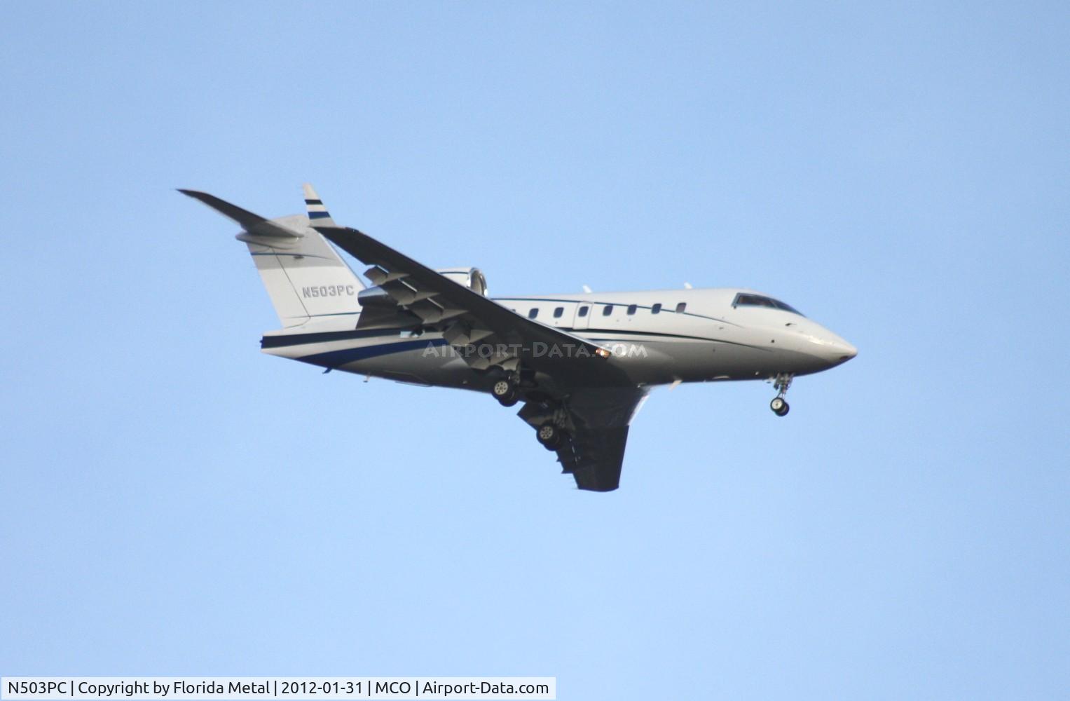 N503PC, 2001 Bombardier Challenger 604 (CL-600-2B16) C/N 5503, Challenger 601