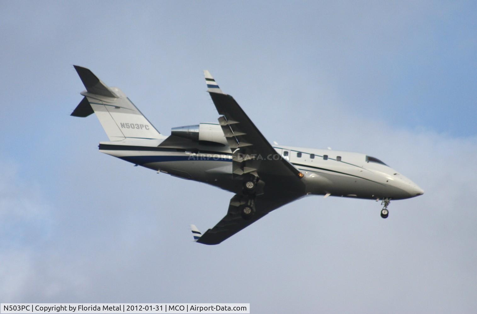 N503PC, 2001 Bombardier Challenger 604 (CL-600-2B16) C/N 5503, Challenger 601