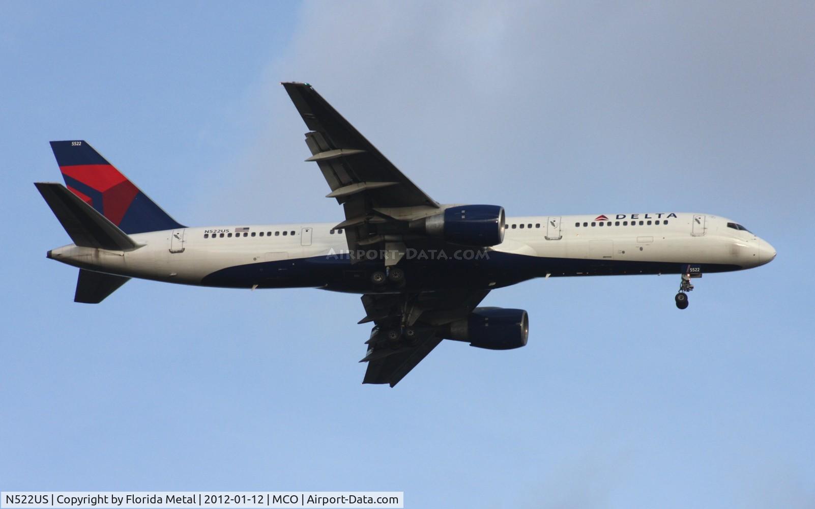 N522US, 1987 Boeing 757-251 C/N 23616, Delta 757