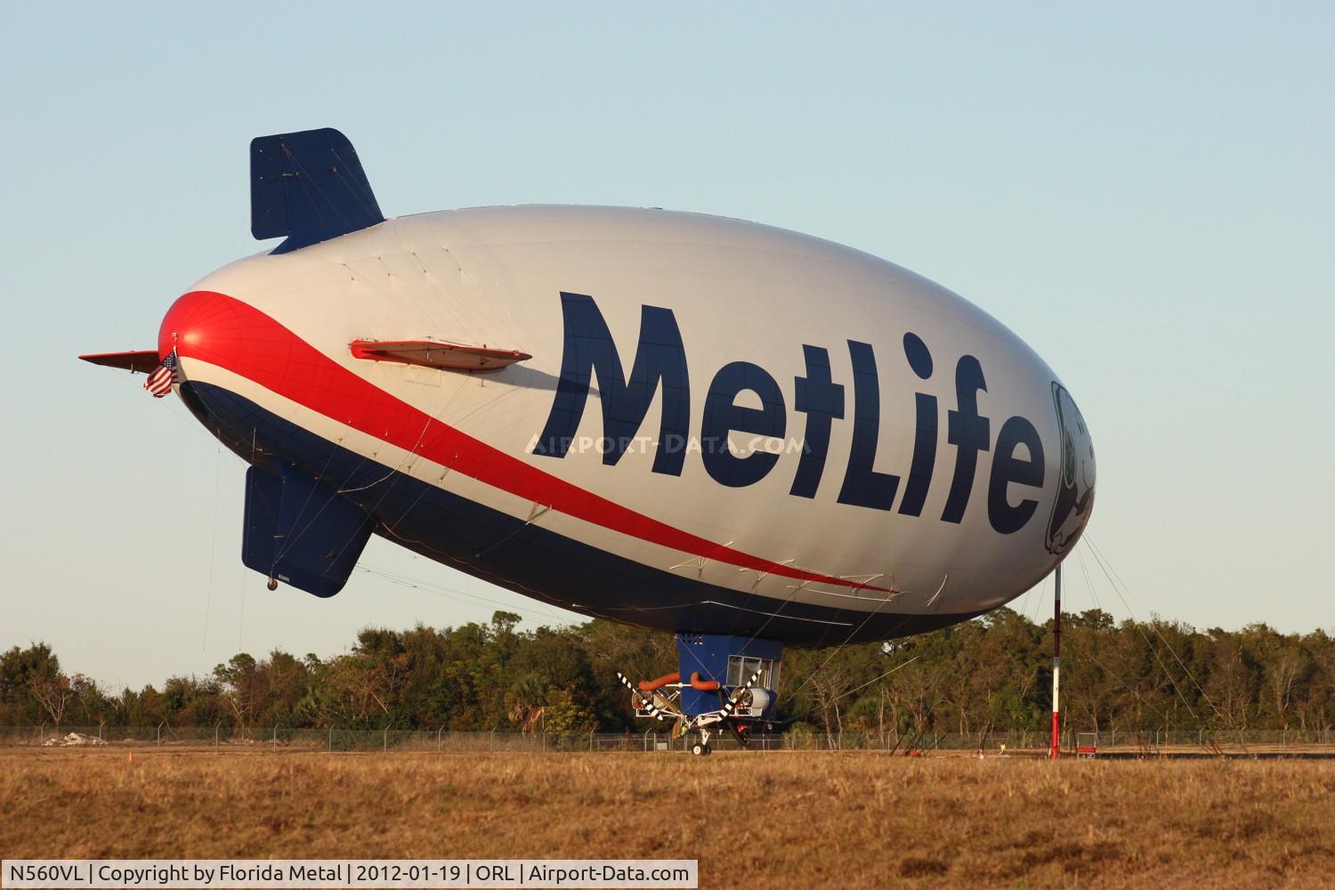 N560VL, 1991 American Blimp Corp A60R C/N 005, Met Life Blimp