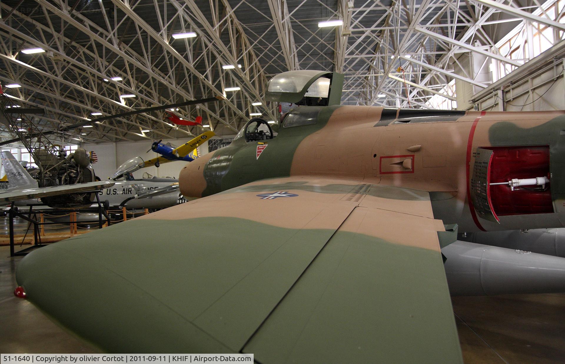 51-1640, Republic F-84F Thunderstreak C/N Not found 51-1640, Hill AFB museum