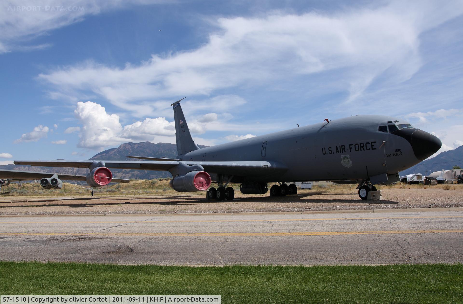 57-1510, 1957 Boeing KC-135E Stratotanker C/N 17581, Hill AFB museum