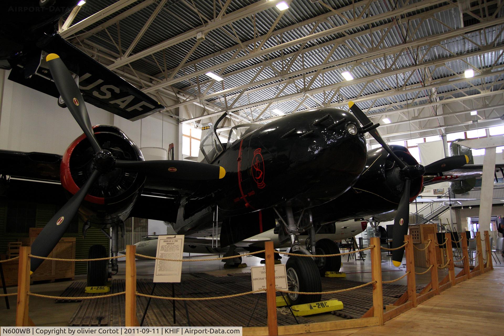 N600WB, 1944 Douglas FA-26C Invader C/N 28896, Hill AFB museum