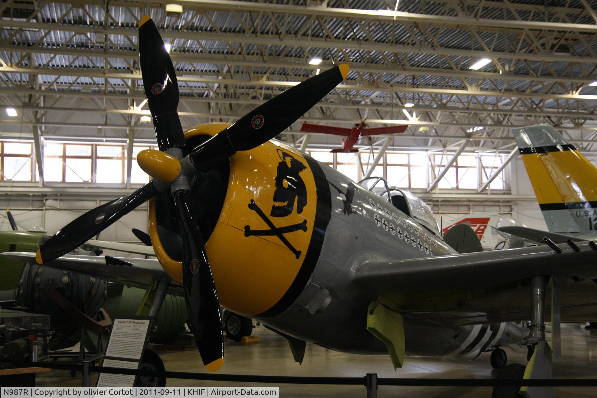 N987R, Republic P-47D-30RA C/N 44-32798, hill AFB