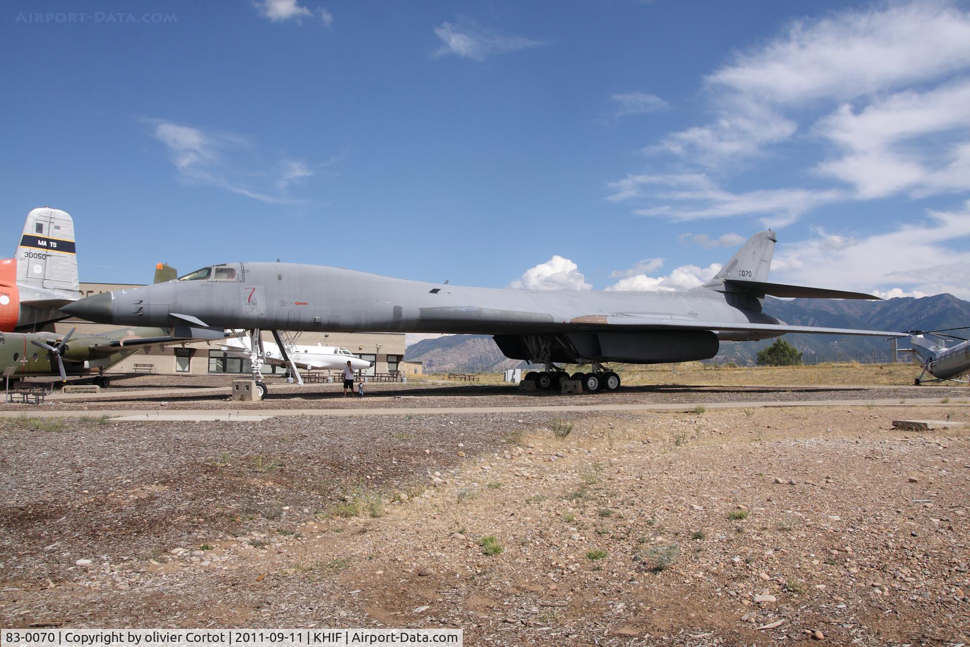 83-0070, 1983 Rockwell B-1B Lancer C/N 7, hill afb