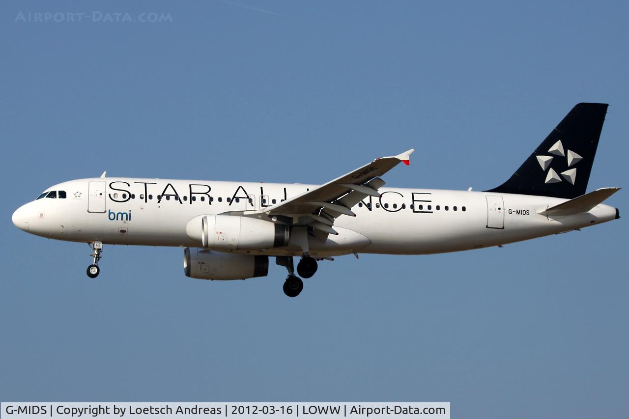 G-MIDS, 2001 Airbus A320-232 C/N 1424, BMS Star Alliance Colors