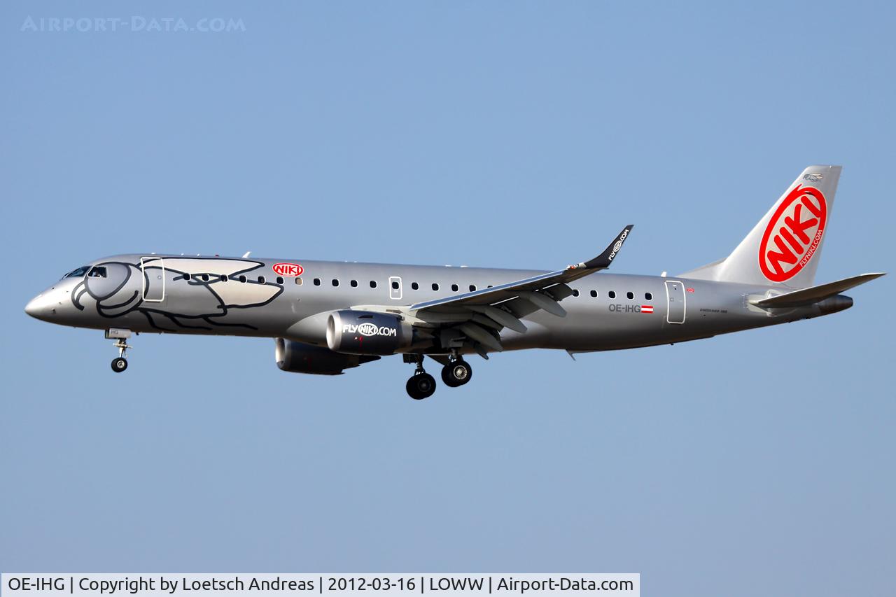 OE-IHG, 2011 Embraer 190LR (ERJ-190-100LR) C/N 19000435, named 