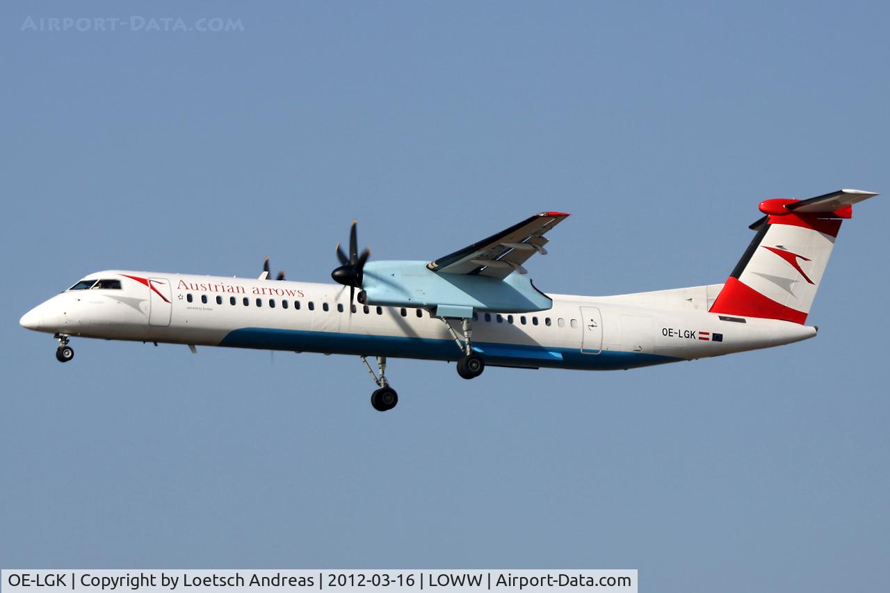 OE-LGK, 2009 De Havilland Canada DHC-8-402Q Dash 8 C/N 4280, named 