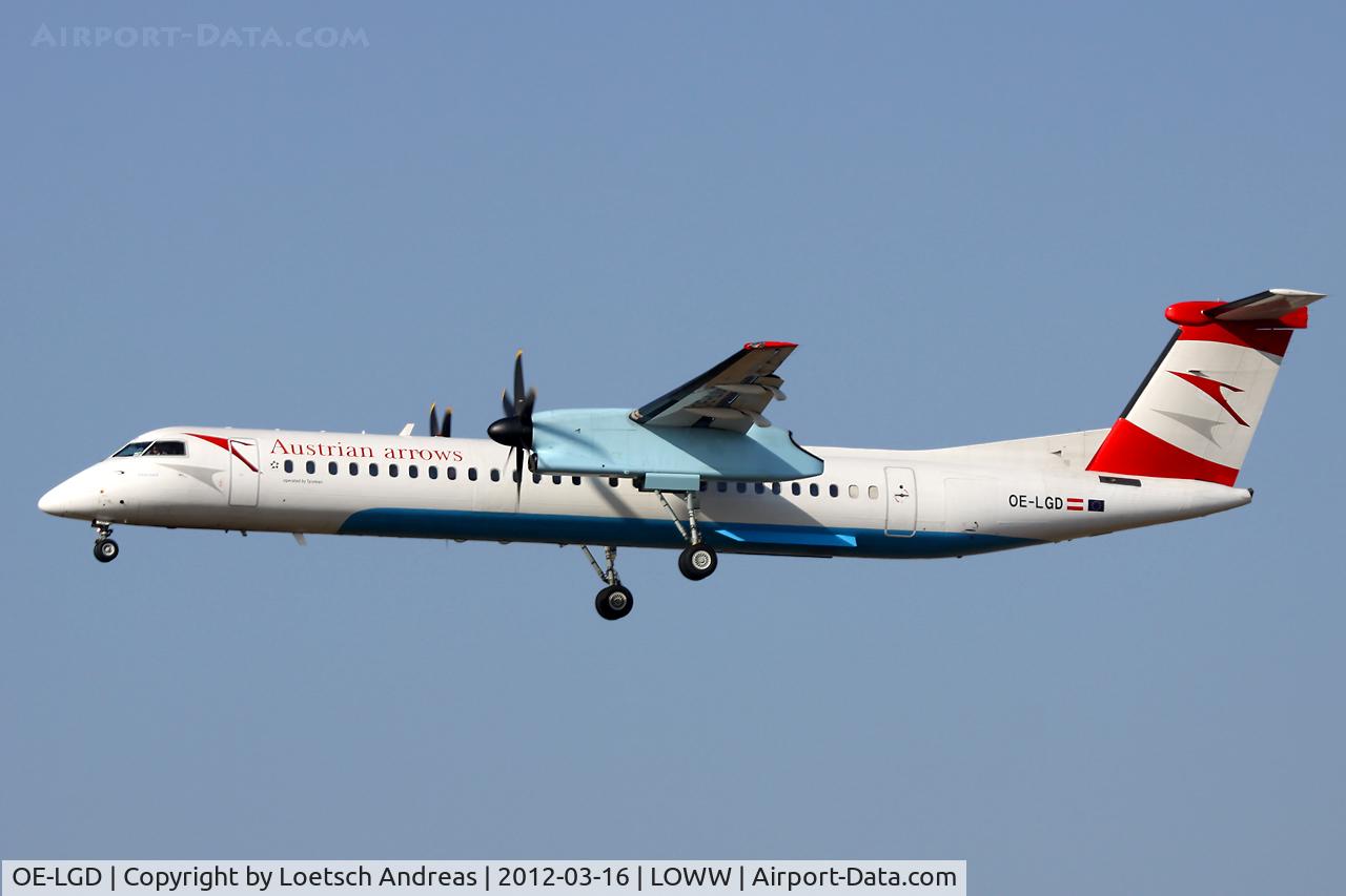 OE-LGD, 2000 De Havilland Canada DHC-8-402Q Dash 8 C/N 4027, named 