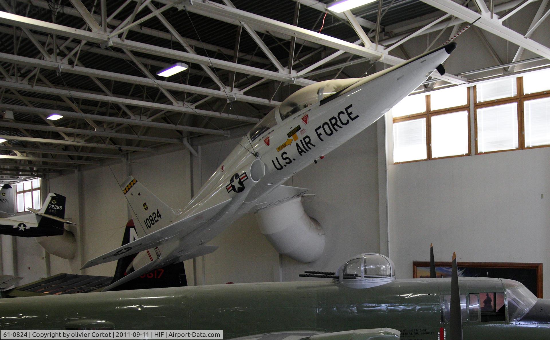 61-0824, 1961 Northrop T-38A Talon C/N N.5190, Now inside the first hangar