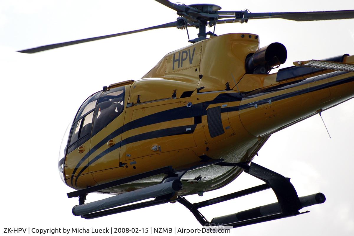 ZK-HPV, Eurocopter EC-130B-4 (AS-350B-4) C/N 4322, At Mechanics Bay Heliport