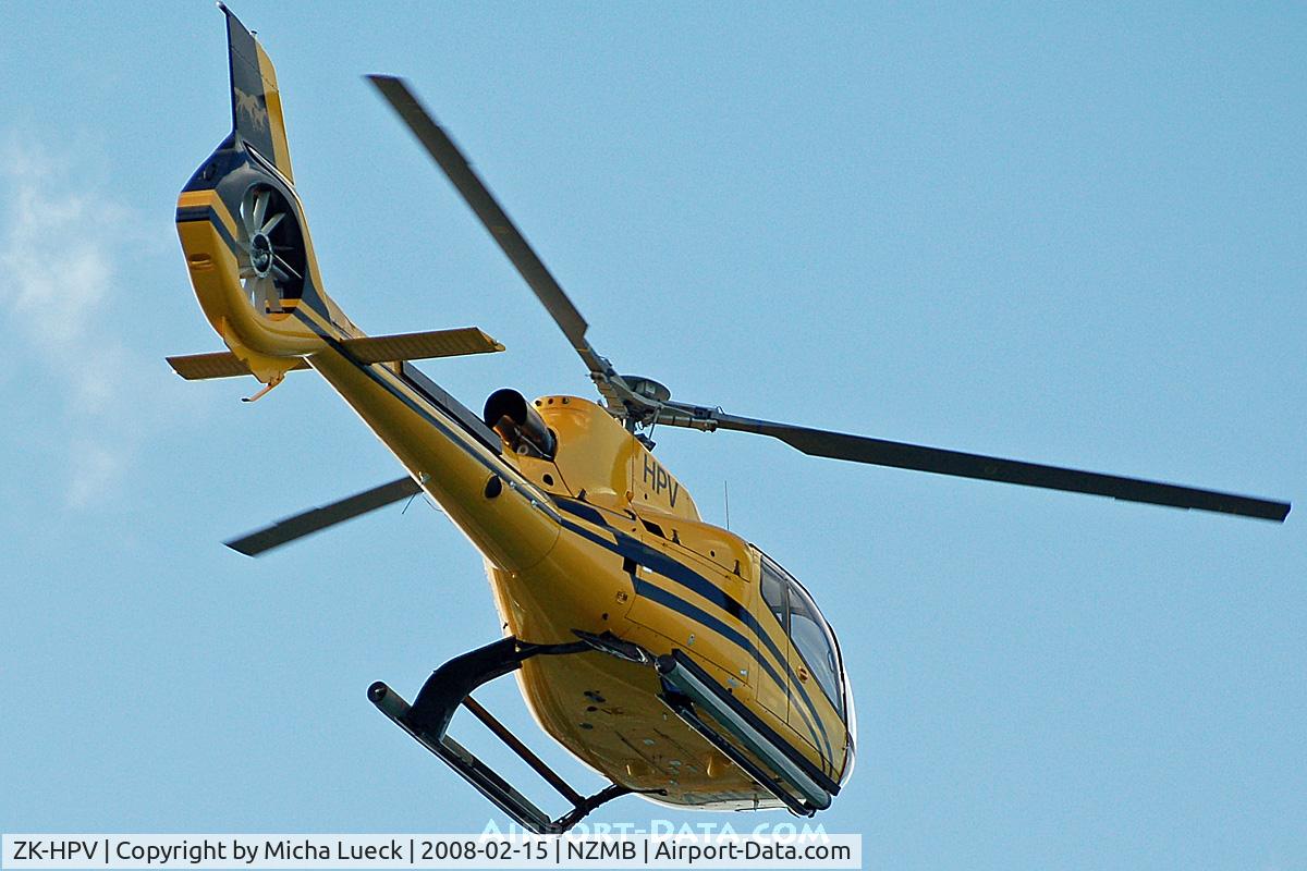ZK-HPV, Eurocopter EC-130B-4 (AS-350B-4) C/N 4322, At Mechanics Bay Heliport