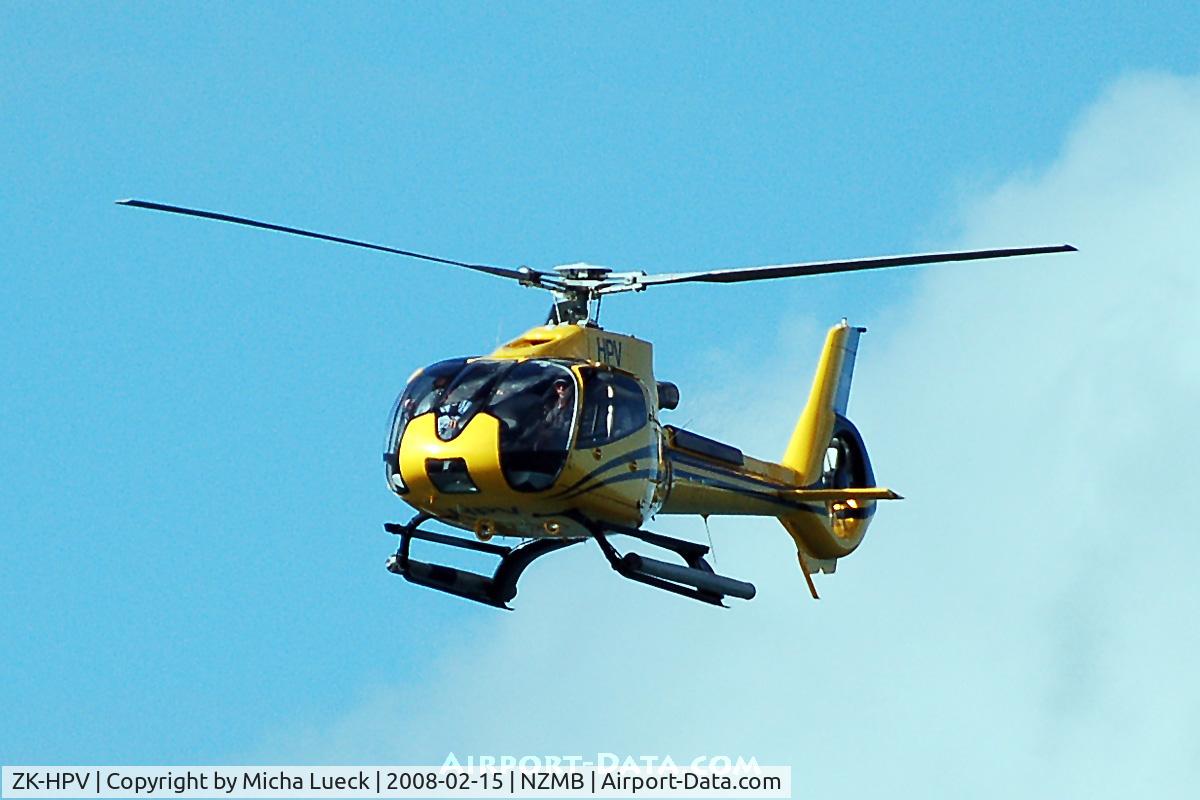 ZK-HPV, Eurocopter EC-130B-4 (AS-350B-4) C/N 4322, At Mechanics Bay Heliport