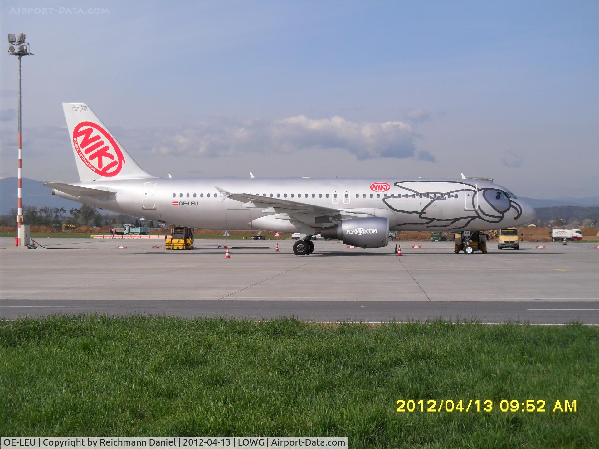 OE-LEU, 2006 Airbus A320-214 C/N 2902, Nice shot :) note the construction work for the new taxiway Charly