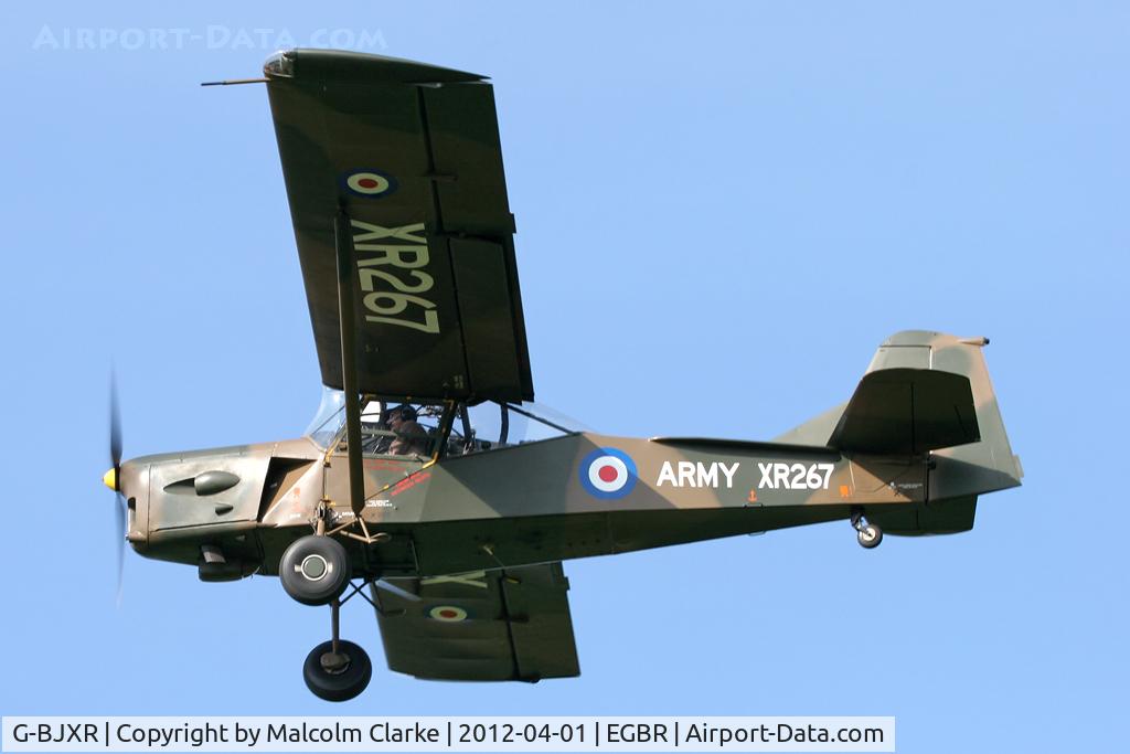 G-BJXR, 1962 Auster AOP.9 C/N 184, Auster AOP9, Breighton Airfield's 2012 April Fools Fly-In.