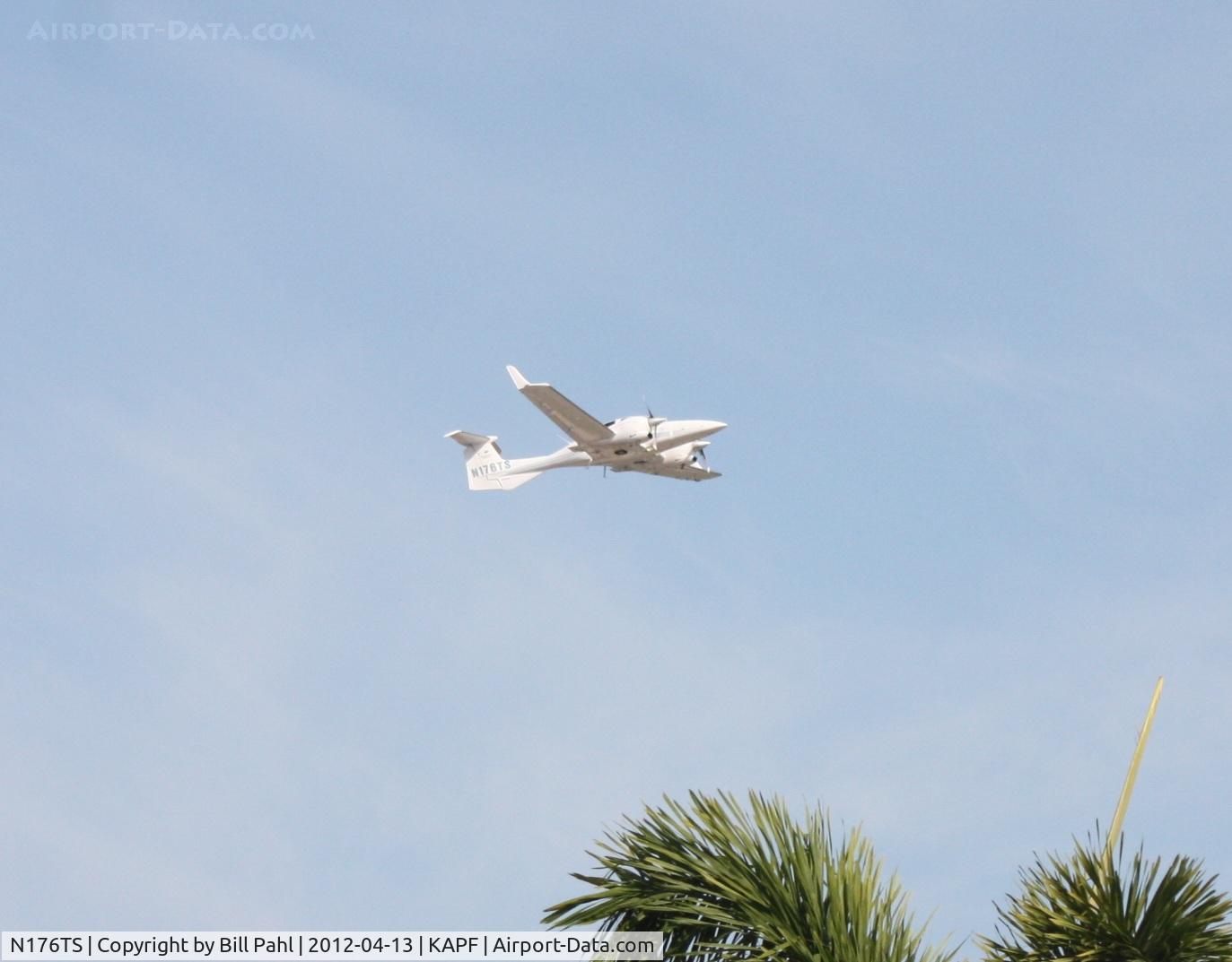 N176TS, 2006 Diamond DA-42 Twin Star C/N 42.176, Shortly after takeoff from Naples Municipal
