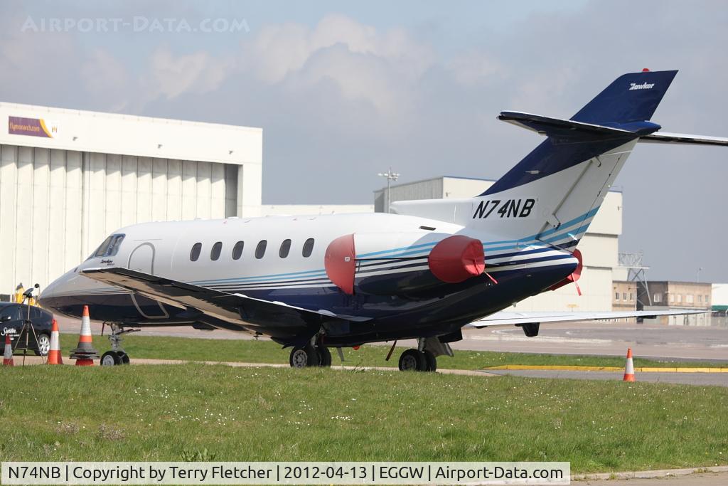 N74NB, 2003 Raytheon Hawker 800XP C/N 258631, 2003 Raytheon Aircraft Company HAWKER 800XP, c/n: 258631 at Luton