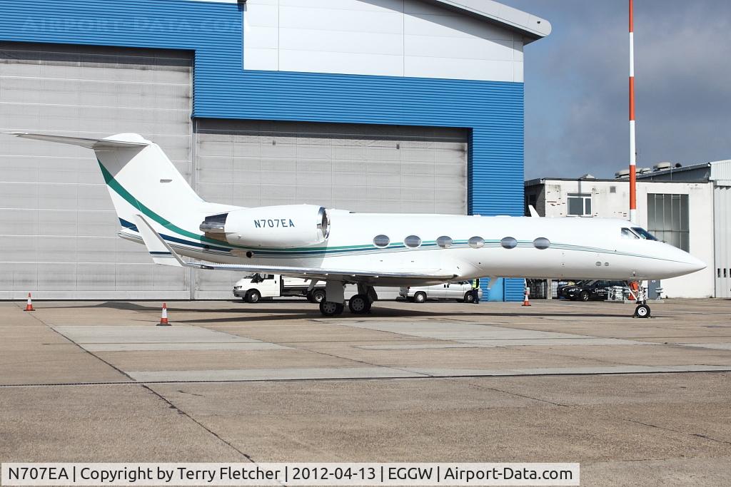 N707EA, 1996 Gulfstream Aerospace G-IV C/N 1284, 1996 Gulfstream Aerospace G-IV, c/n: 1284 at Luton